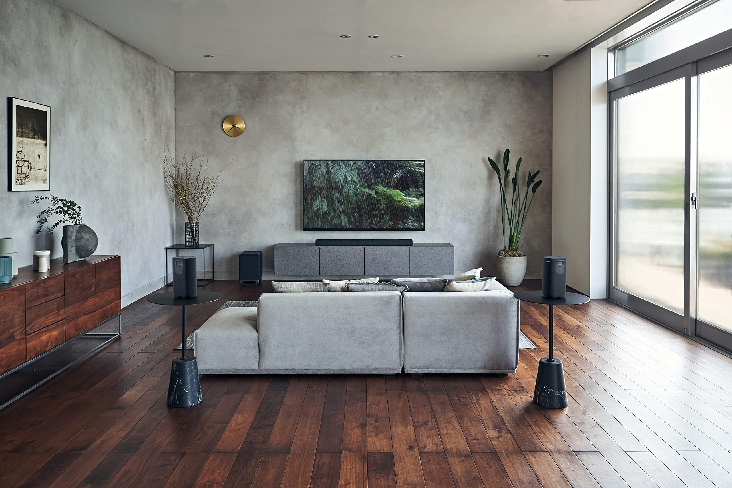 Sony SA-RS5 Wireless Rear Speakers with Built-in Battery for BRAVIA Theater (BAR 8, BAR 9), HT-A7000/A5000/A3000 and STR-AN1000