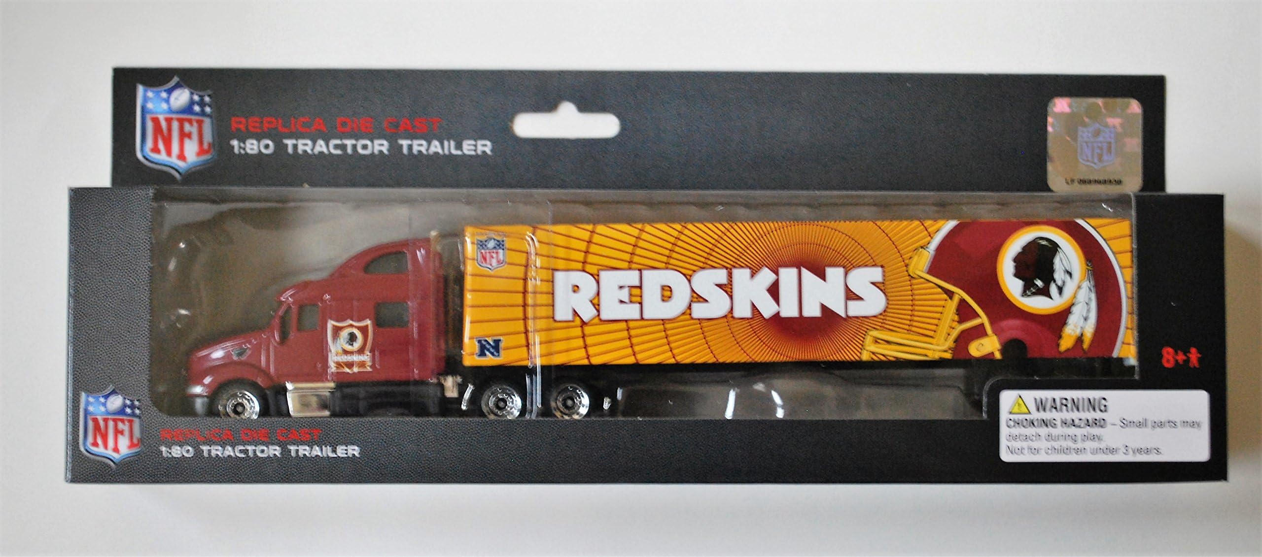 Press Pass 2011 NFL 1:80 Scale Diecast Tractor Trailer - WASHINGTON REDSKINS