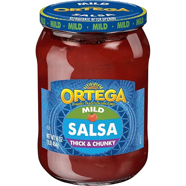 ORTEGA MILD THICK AND CHUNKY SALSA, 16 OZ