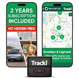 Tracki GPS Tracker for Vehicles – Real-Time 4G LTE Assets & Car Tracking Device with App, Magnetic Mount, Compact Design, Worldwide Coverage – iOS & Android(Tracker 2 Years Subscription Incl.)