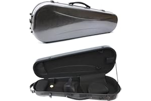 Vetimobato Carbon Fiber Viola Case 16 Inch Lightweight Hard Shell with Adjustable Interior Fits 15-17'' Violas Protective Shi