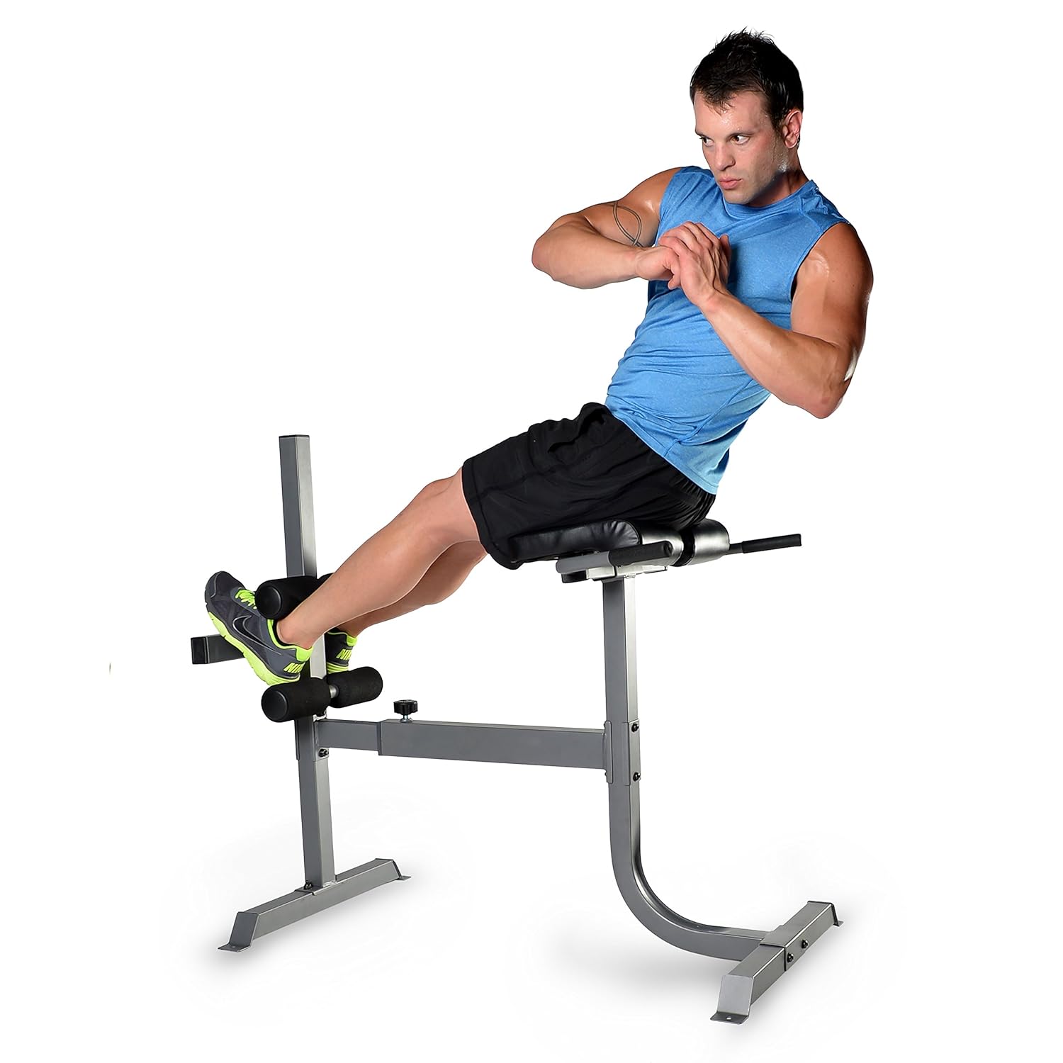 CAP STRENGHT HOME GYM USE FITNESS STEEL ROMAN CHAIR BENCH BODY BUILDING eBay