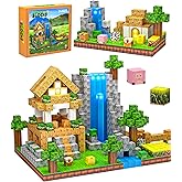 WYRIAZA 138 PCS Magnetic Blocks, Magnetic Building Blocks for Kids, Farm Construction Magnet Cubes Set for Girls Boys, Sensory STEM Toys for Kids Toddlers Ages 3+