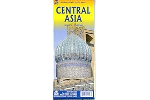 Central Asia Travel Reference Map 1:2.400.000-2025edi