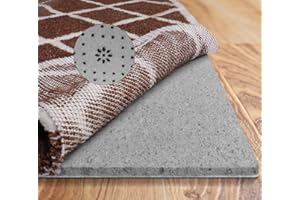GOYLSER 4x6 Felt Rug Pad Rug Anti Fatigue Pad - Felt Under Rug Padding Non Slip Rug Pad for Under Area Rugs Mat and Hardwood Floor, Rug Cushion Pad Soft Rug Pad for Carpet Padding Non Slip, Cushioned Rug Pad