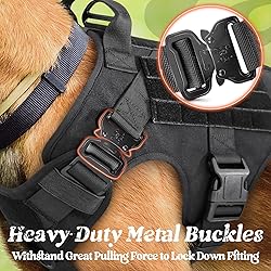 rabbitgoo Tactical Dog Harness for Large, Heavy