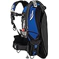 SCUBAPRO Litehawk Diving BCD with 5th Generation Air2 Octopus/Inflator (Medium/Large, Black/Blue)