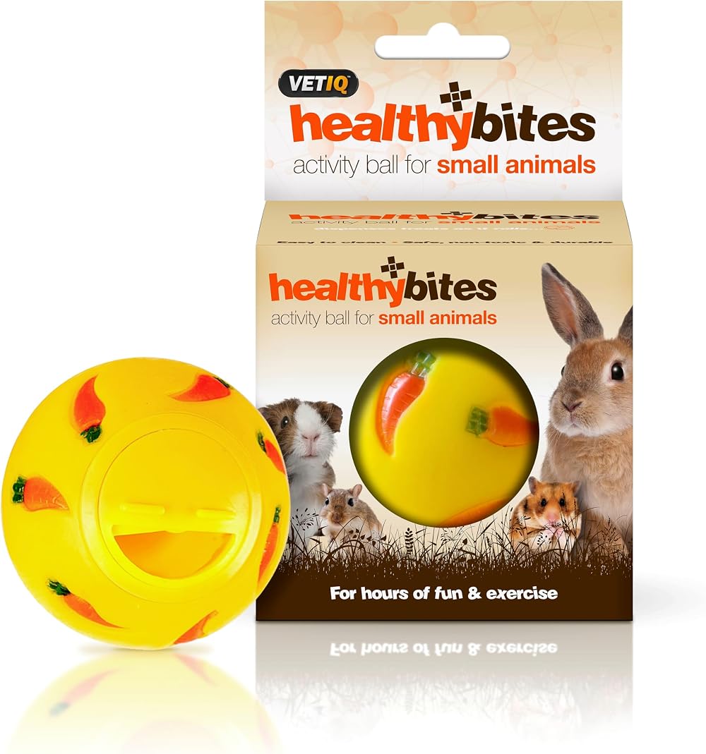 VETIQ Healthy Bites Activity Treat Ball 7 cm For Small Animals