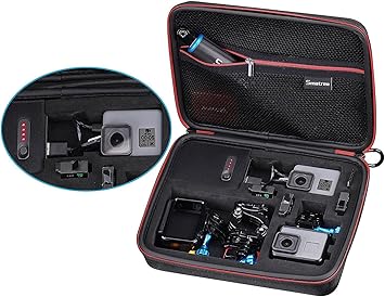 Amazon Smatree Gopro Hero5を充電収納ケース バッグ G260p5 5000mah バッテリー内蔵ケース ウェアラブルカメラ用ケース 通販