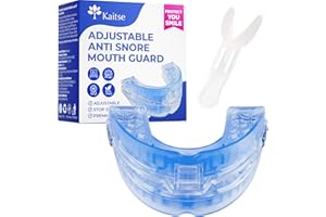 Kaitse Anti Snoring Devices for Sleep: Adjustable Snoring Solution - Essentials for men obese snorers aged 20-45 - Medium siz