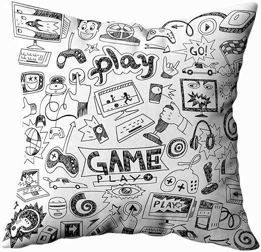 Amazon Com Tomkey Couch Pillow Case Hidden Zippered 18x18inch