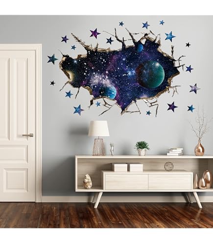 Fond D'Écran 3D Mural Vortex Spatial Galaxie Papier Peint 3D
