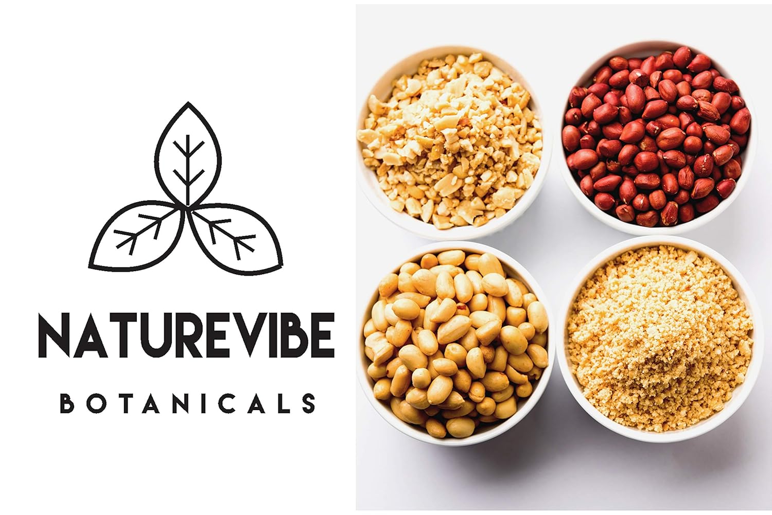 Naturevibe Botanicals - Harina de cacahuetes, 11.9 lbs, sin ...