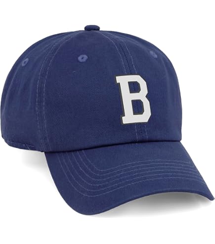 I&W Hatgear Customized Letter Intial Baseball Hat A to Z Team