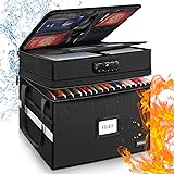 DEEGO 2 Layer Fireproof Document Box with