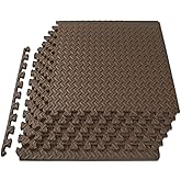 ProsourceFit Puzzle Exercise Mat ½ in, EVA Interlocking Foam Floor Tiles for Home Gym, Mat for Home Workout Equipment, Floor 