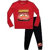 Disney Cars Pajamas | Lightning Mcqueen Boys' Pajama Sets| Snug Fit Kids Pjs