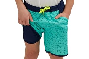 Lands' End Boys' Swimwear UPF 50 Comfort Liner Swim Trunks (S-XL)