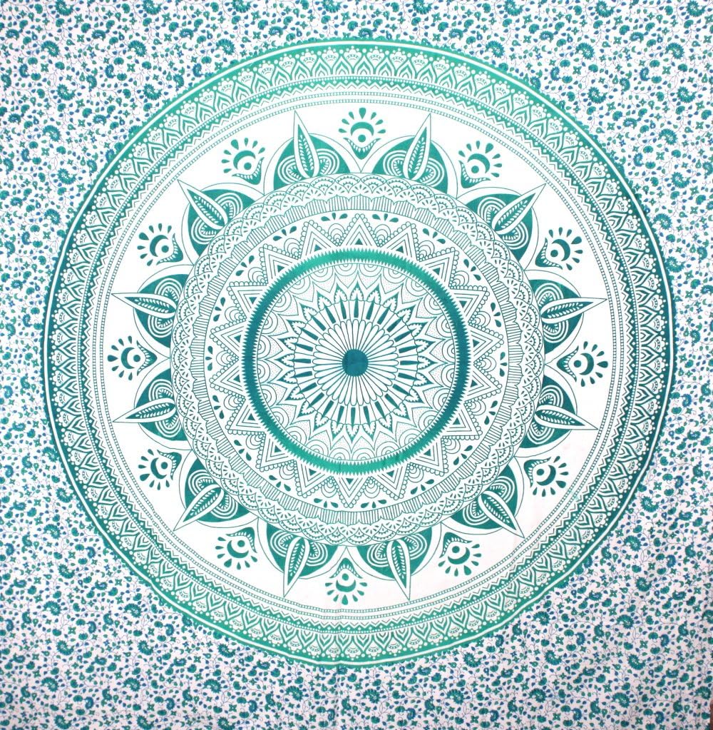 Mandala Tapestries Hippy Hippie Wall Hanging Wall Tapestries Indian Mandala Tapestries Bohemian Tapestry Sofa Cover Beach Blanket Dorm Decor Wall Art Ombre Mandala Tapestries