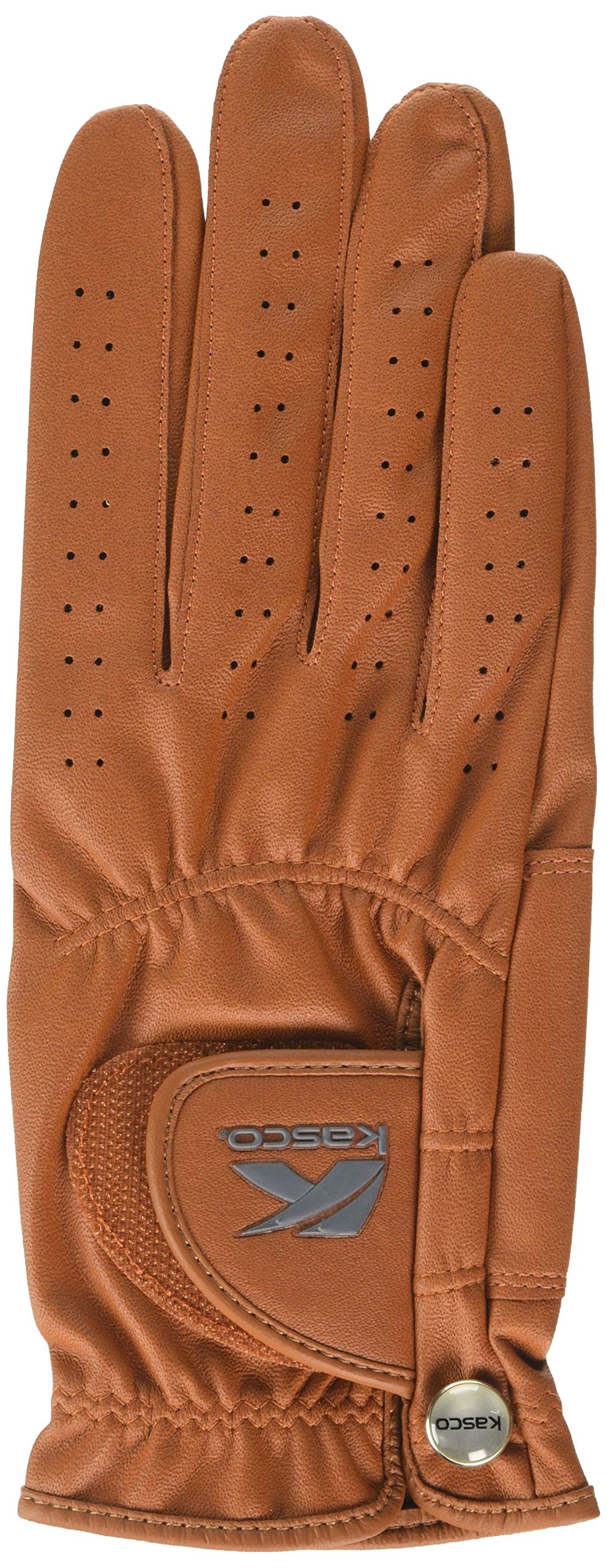 Kasco Women Fashion Fit Right Hand Golf Glove - Toffee, Large