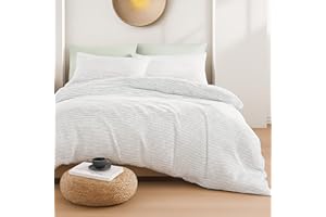 Lane Linen Duvet Cover Queen Size - Pre-Washed 3 Piece Soft Microfiber Bedding Set, Includes 1 Duvet Cover (90x90 Inches) wit