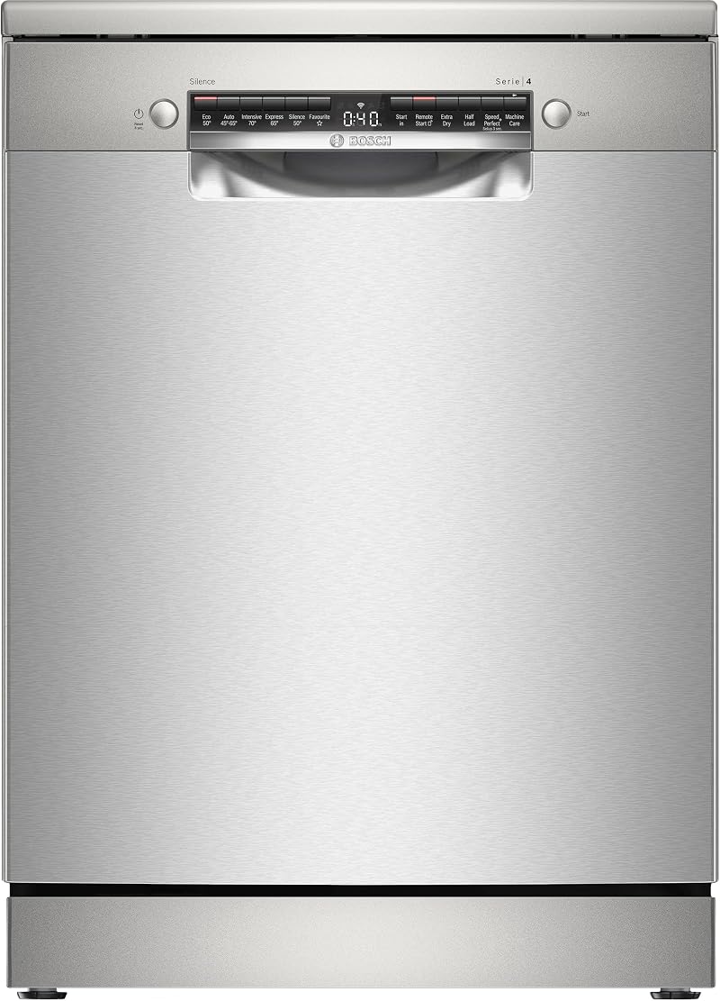 Bosch Series 4 Free-Standing Dishwasher 60 cm 13 Place Silver