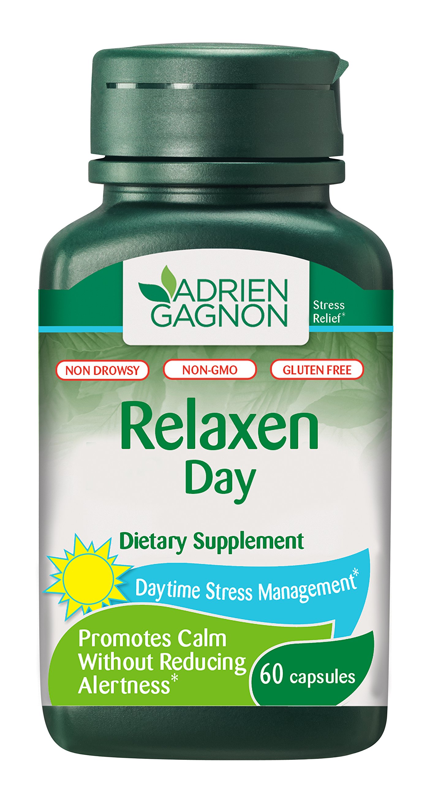Adrien Gagnon Relaxen Day Formula, Daytime Stress Relief (NonDrowsy