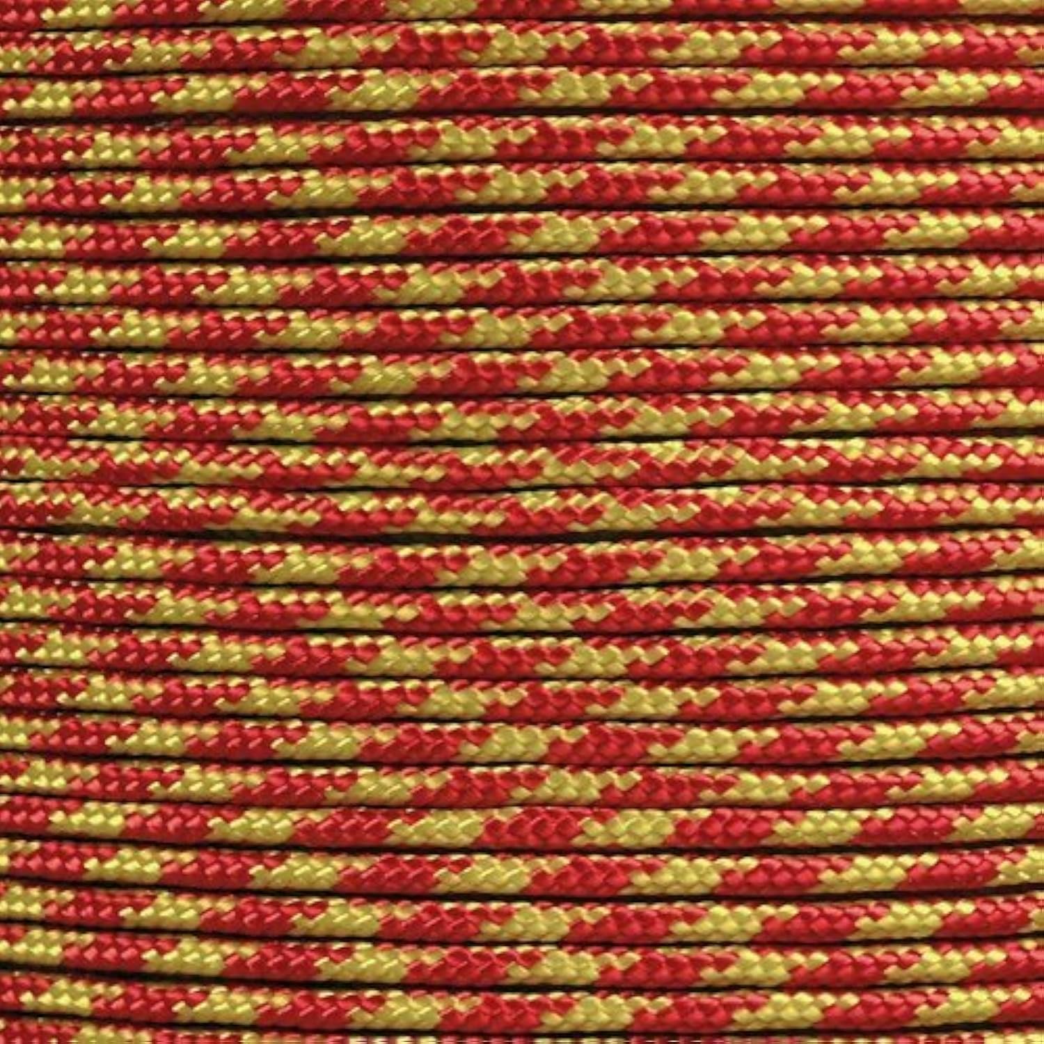 PARACORD PLANET 10, 25, 50, and 100 Foot Hanks of 425 Paracord (3mm) - Made of 100% Nylon for Tactical, Crafting, Survival, General Use, and Much More (Norwich, 100 Feet)