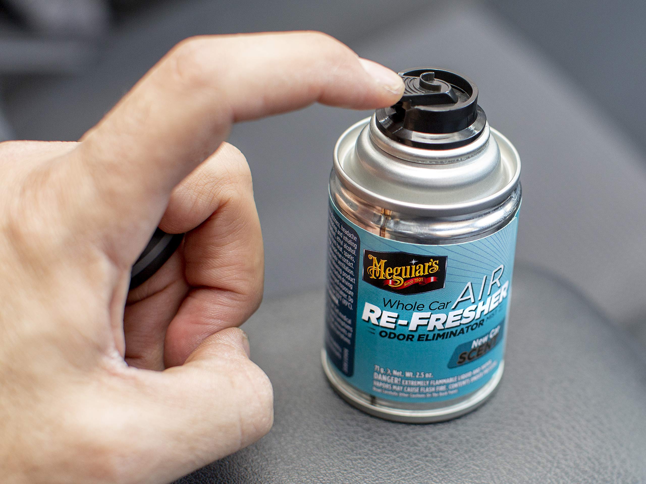 MEGUIAR'S G16402 Whole Air ReFresher Odor Eliminator Mist, New Car
