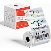 Phomemo M110 Gradual Thermal Labels - 1.57"x 1.18" (40x30mm) Sticker Labels for Address, Barcode, Mailing, Logo, File