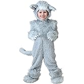 Toddler Wolf Costume Faux Fur Wolf Onesie Outfit