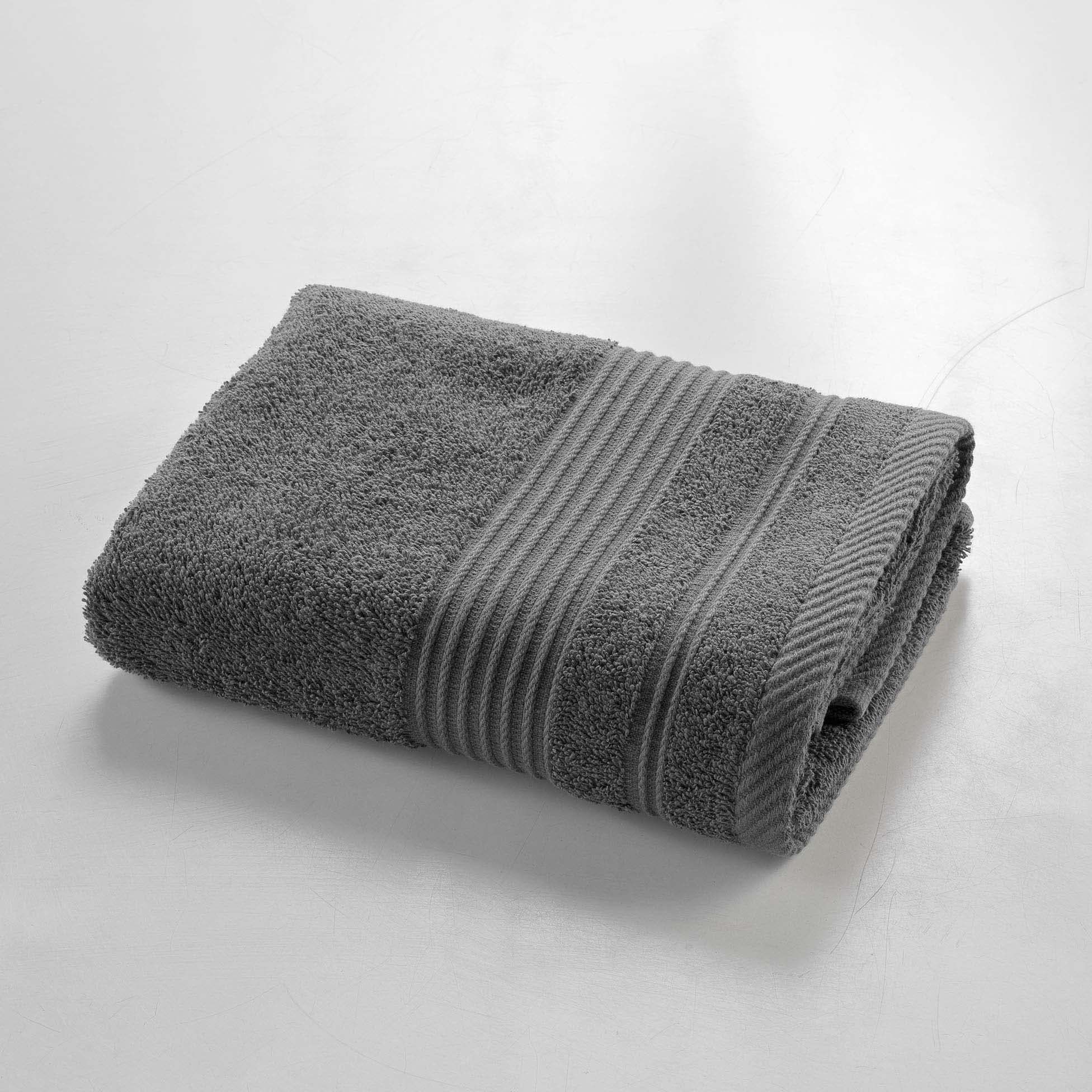 Douceur d'Intérieur Toilet Towel, Cotton, Anthracite, 50 x 90 cm