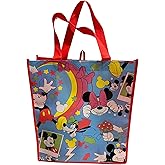 Legacy Licensing Partners Disney's Mickey Mouse, Minnie Mouse,and Goofy Large Reusable Tote Bag