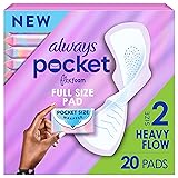 Always Pocket Flexfoam Pads, Size 2, Heavy, with