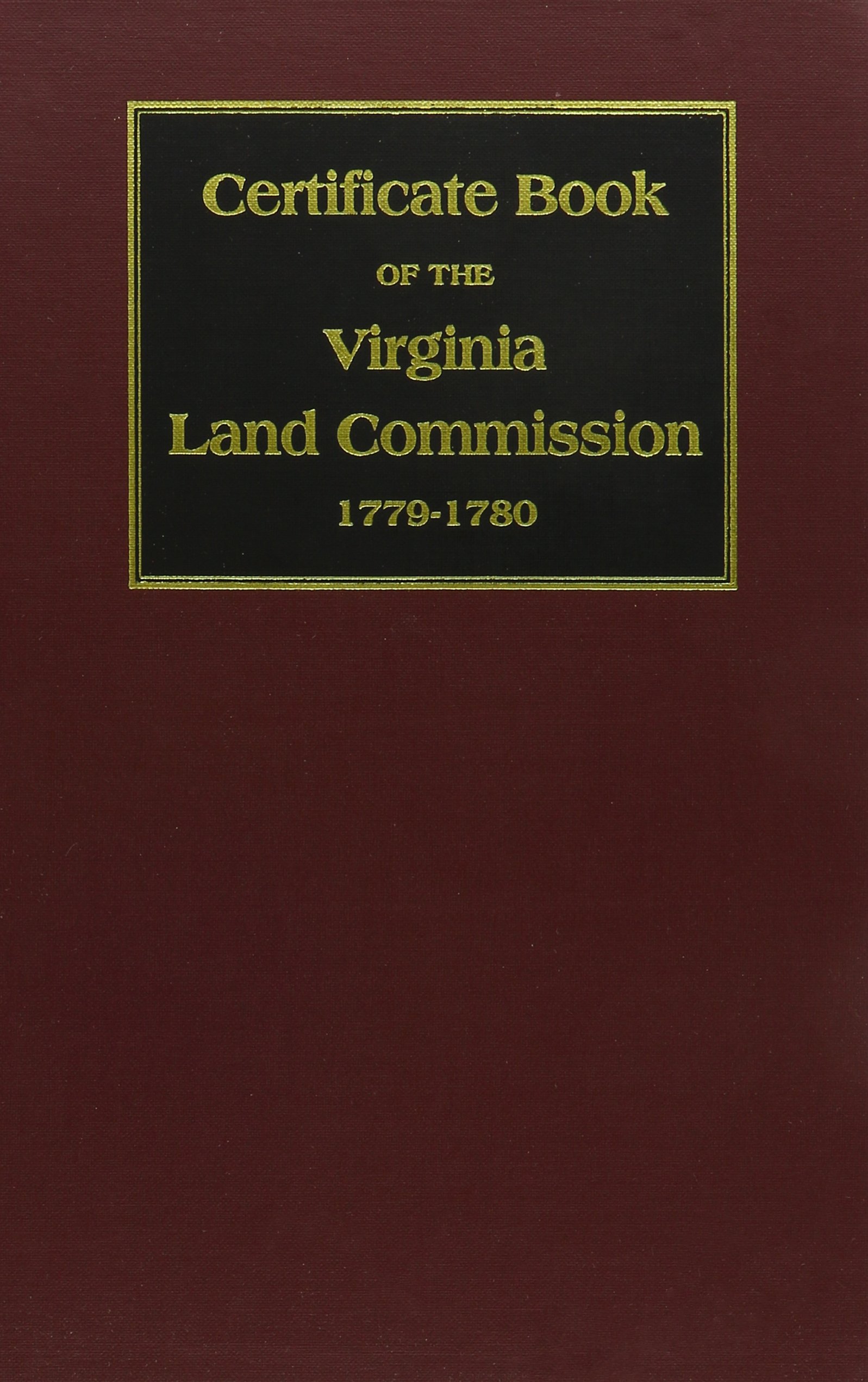 Certificate Book of the Virginia Land