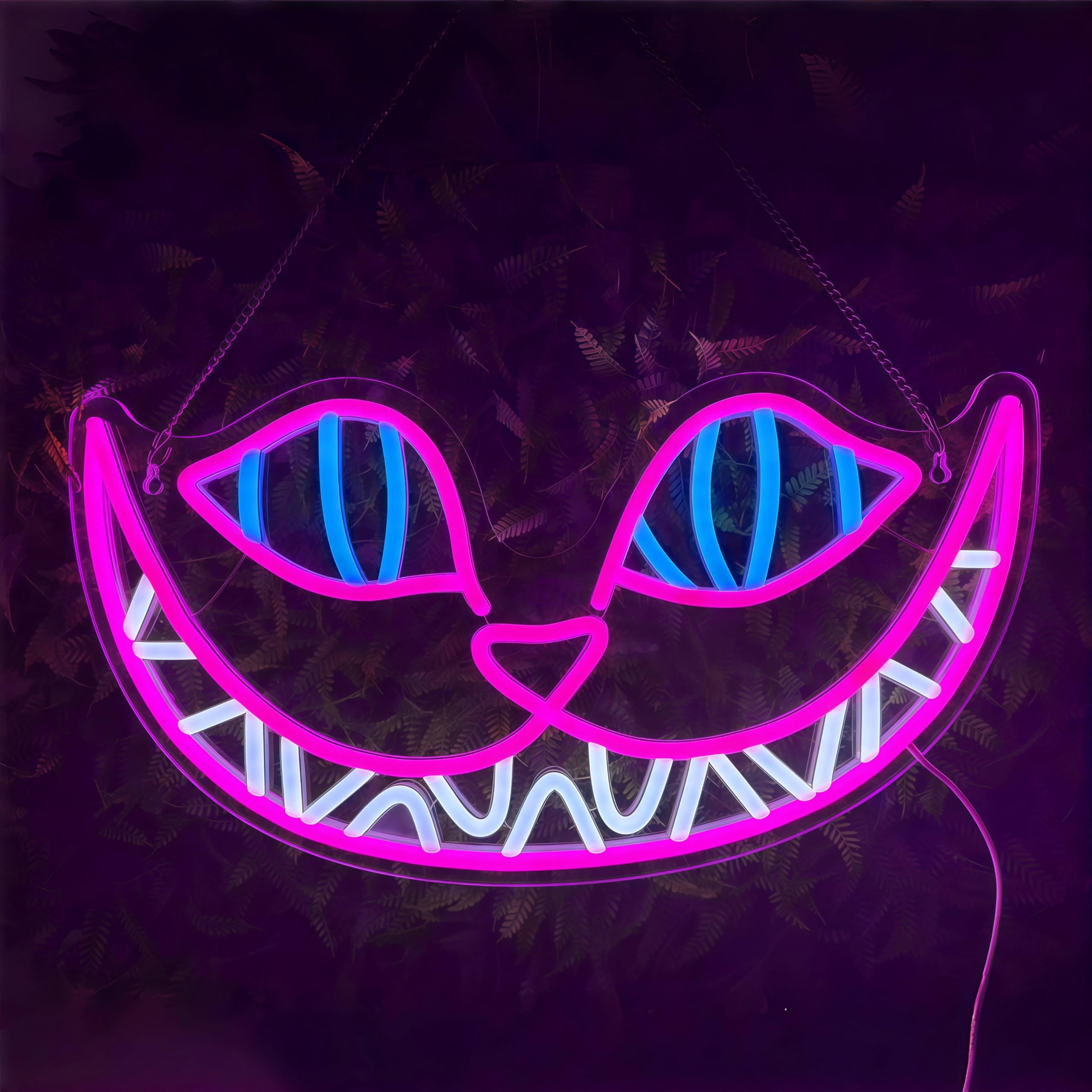 Photo 1 of Cat Neon Signs, Anime Neon Light for Wall Decor Dimmable LED Light Up for Bedroom Man Cave Party Bar Office Birthday Background Gifts for Kids