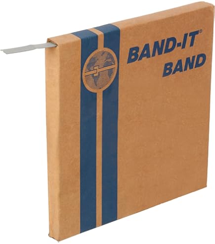 BAND-IT Ear-Lokt Stainless Steel Buckles - 3/4 Inch Width, 100-Pack For Banding Applications