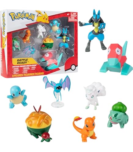 Pokémon Select Battle Figure - Squirtle 8cm metallico