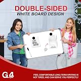G4GADGET Dry Wipe Magnetic Whiteboard 20x30cm Double Sided with Eraser view 5