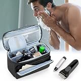 CURMIO Men Grooming Kit Bag Portable Travel Case for Electric Shaver Clipper view 7