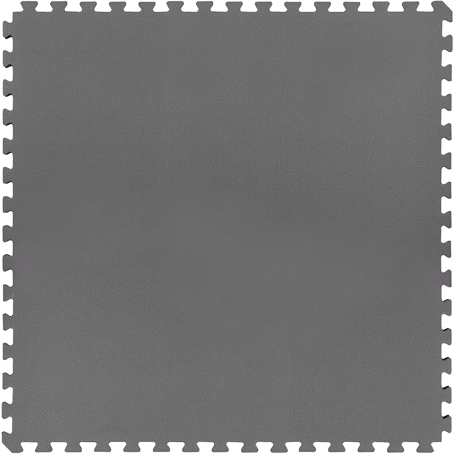 IncStores 1 Inch Thick MMA Foam Flooring Tiles | Extra Thick Interlocking Foam Tiles for Mixed Martial Arts Floor Protection in Your Home Gym, Training Facility, and More (Black/Grey, 40 - 2'x2' Tiles (160 Sq Ft)) Image