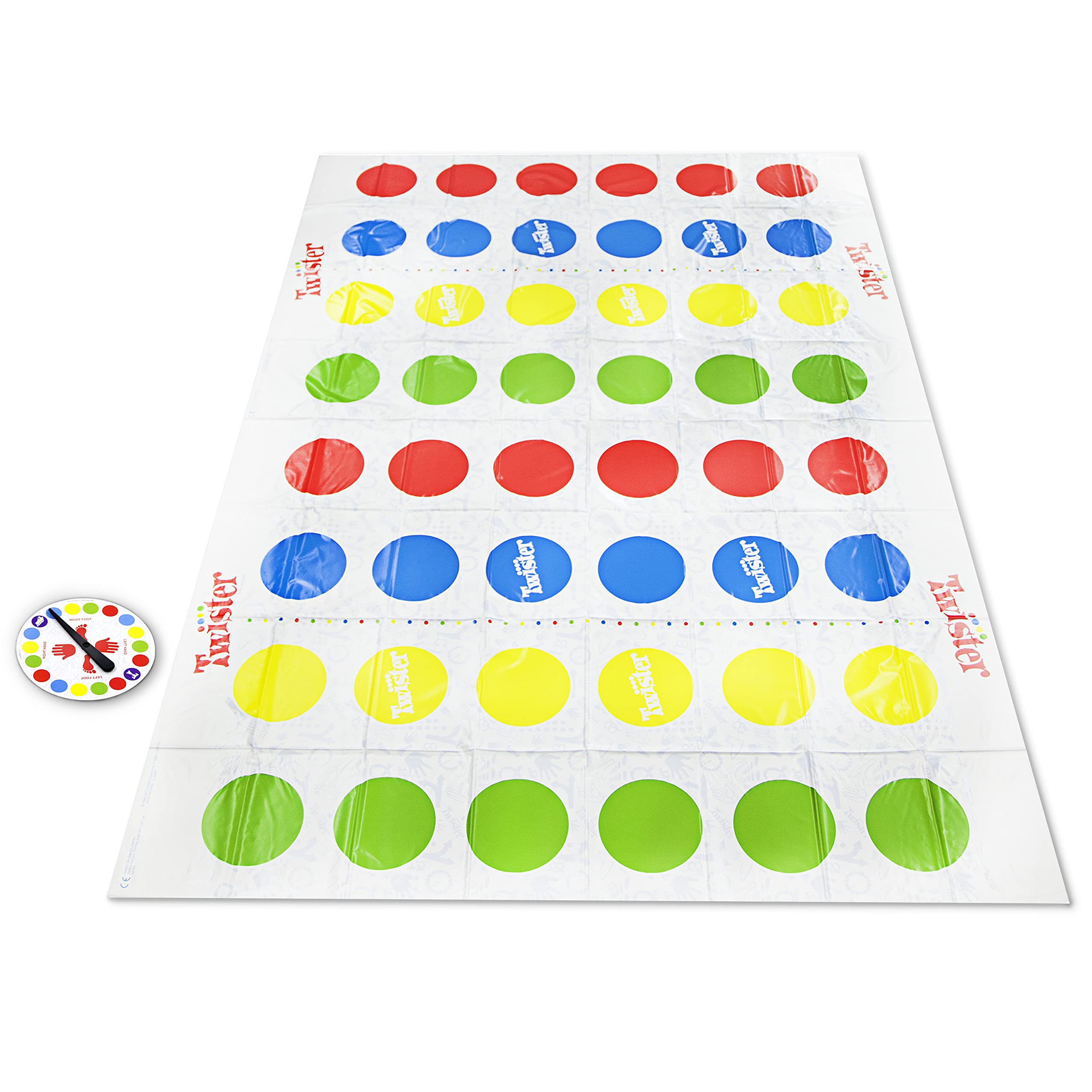 Hasbro Gaming 0 Twister Ultimate with Larger mat and More Colour Fields, Game for Families and Children Aged 6 and up, Compatible with Alexa (Exclusive to Amazon), Single, Multi