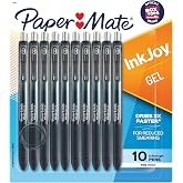 Paper Mate InkJoy Gel Pens, Fine Point, Black, 10 Count