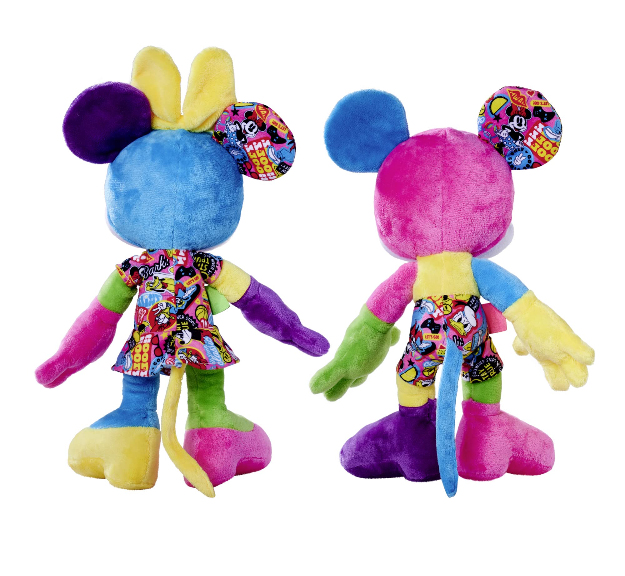 Simba 6315870124 - Disney Mickey & Minnie Mouse 100 Jahre Collector-Set, 33cm Plüsch, Limitierte Sammler-Edition, Geschenk-Box, Amazon exklusiv, Zertifikat & Seriennummer, für Erwachsene & Kinder 5