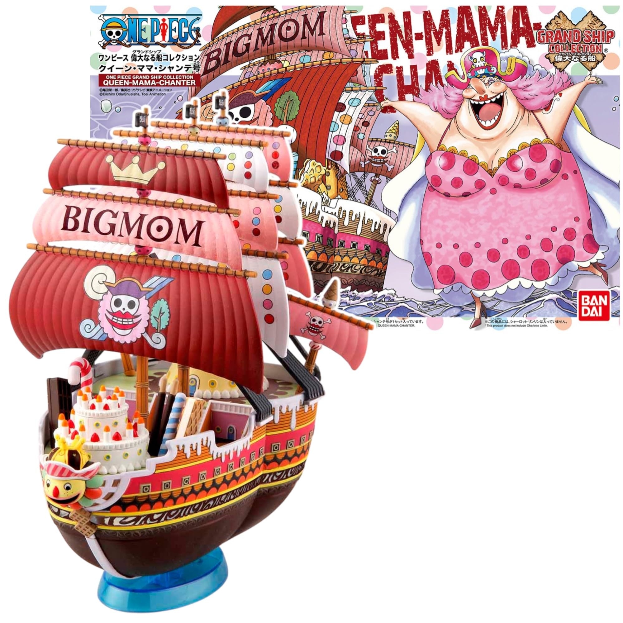 Bandai Sinoeem Hobby One Piece Grand Ship Collection Queen Mama Chanter Model Kit