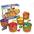 Learning Resources Farmer’s Market Color Sorting Set - 30 Pieces Age 18+ Months Toddler Learning Toys, Sorting Toys for Kids,