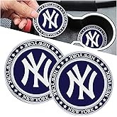 Magaradula 2 Pack Car Cup Coasters for Yankees Car Accessories Can Protect Car Cup Holder of Car Interior Silicone Coaster .(for YJ-BD1)