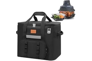 AODPWEN Portable Soft Cooler Bag for Ninja Crispi FN101, Insulated Cooler Camping Bag, Large Leakproof Collapsible Picnic Bag with Bottle Opener for Camping Beach