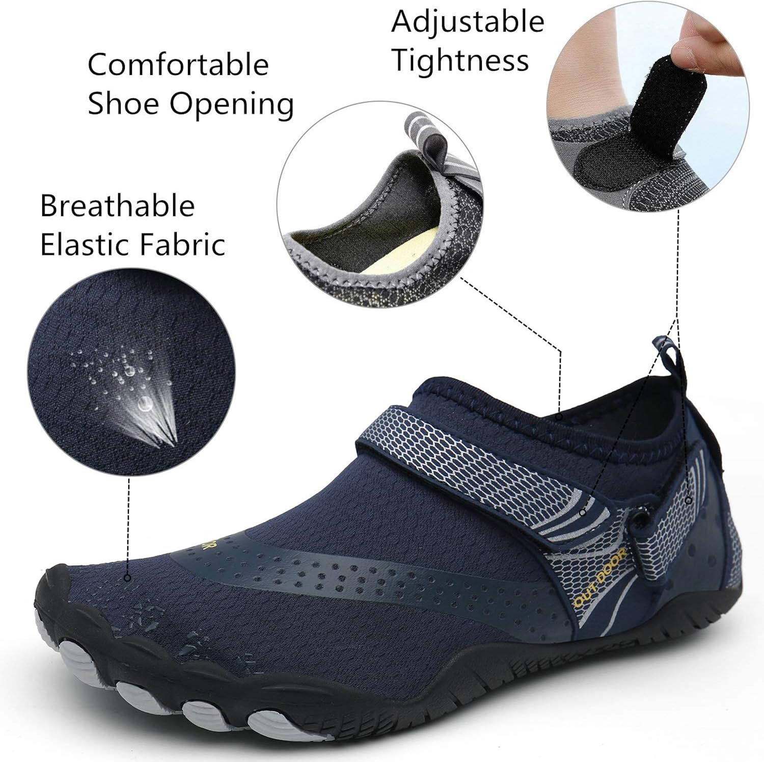 adjustable water shoes