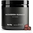 Mushroom Gummies - Ultra High Potency 10:1 Extract with Lion’s Mane, Chaga & Reishi - Powerful 10-Mushroom Blend - Third-Party Lab Tested - 90 Gummies